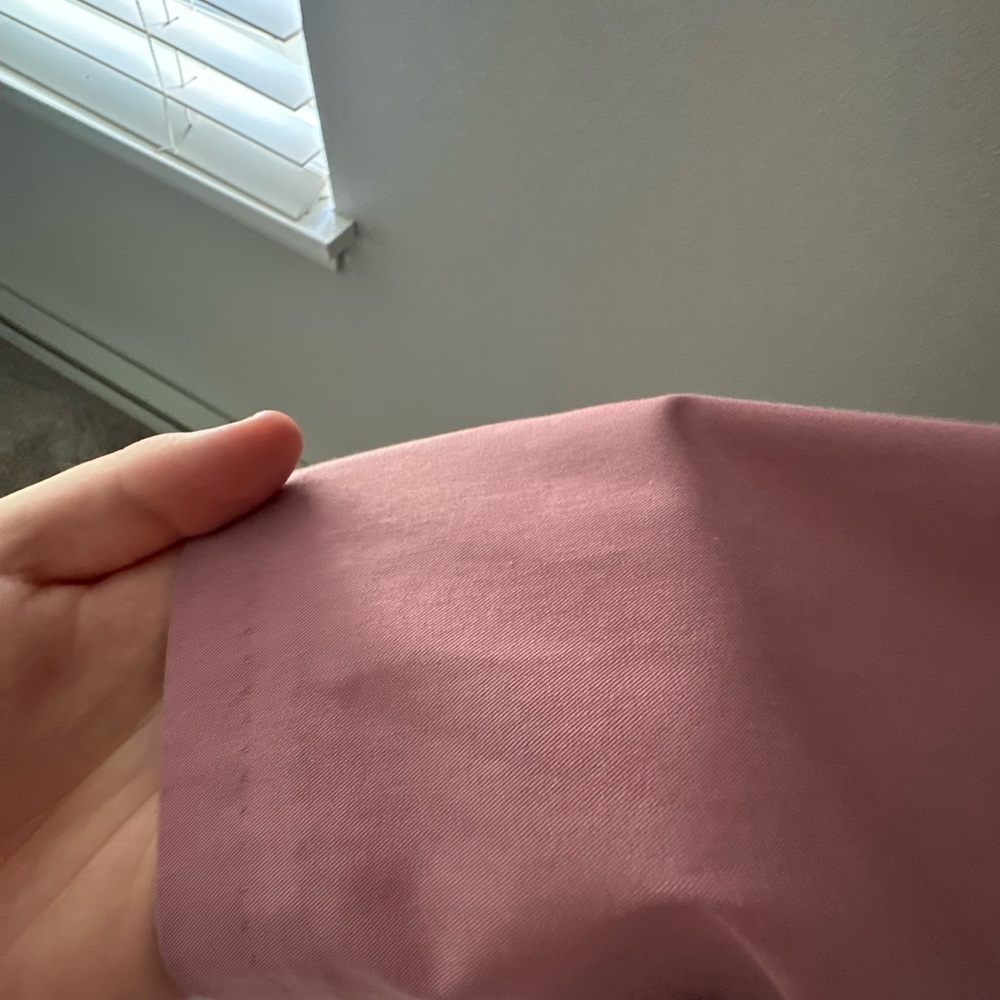 Dusty Rose Cotton Poplin Midi Skirt - Picture 3 of 6